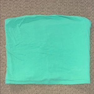 cute green tube top never worn
